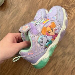 Kids Light-Up Purple Shoes